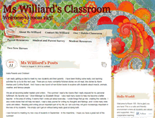 Tablet Screenshot of mswilliard.wordpress.com