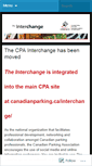 Mobile Screenshot of canadianparking.wordpress.com