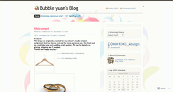 Desktop Screenshot of bubbleyuan.wordpress.com