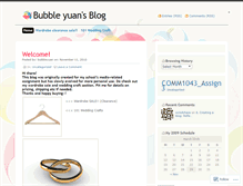 Tablet Screenshot of bubbleyuan.wordpress.com