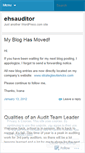 Mobile Screenshot of ehsauditor.wordpress.com
