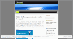 Desktop Screenshot of halsosam.wordpress.com