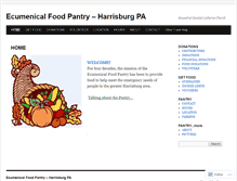 Tablet Screenshot of ecumenicalfoodpantry.wordpress.com