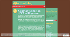 Desktop Screenshot of djfootballblog.wordpress.com