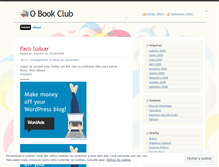 Tablet Screenshot of obookclub.wordpress.com