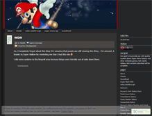 Tablet Screenshot of mariogalaxy.wordpress.com