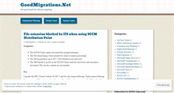 Desktop Screenshot of goodmigrations2012.wordpress.com