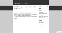 Desktop Screenshot of cadelevans.wordpress.com