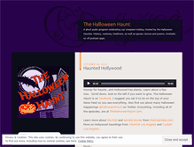 Tablet Screenshot of halloweenhaunt.wordpress.com