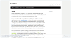 Desktop Screenshot of ecosike.wordpress.com