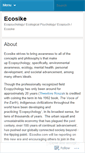 Mobile Screenshot of ecosike.wordpress.com