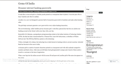 Desktop Screenshot of gemsofindia.wordpress.com