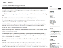 Tablet Screenshot of gemsofindia.wordpress.com