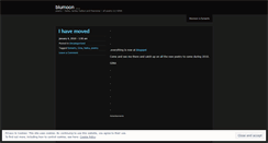 Desktop Screenshot of blumoon13.wordpress.com