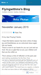 Mobile Screenshot of flyingwithms.wordpress.com