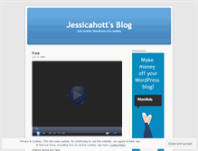 Tablet Screenshot of jessicahott.wordpress.com