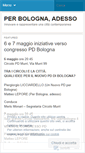 Mobile Screenshot of perbolognaadesso.wordpress.com