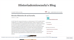 Desktop Screenshot of historiademiescuela.wordpress.com