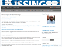 Tablet Screenshot of davidkissinger.wordpress.com