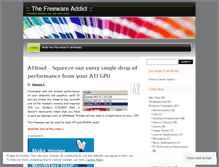 Tablet Screenshot of freewareaddict.wordpress.com