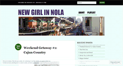 Desktop Screenshot of newgirlinnola.wordpress.com