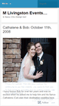 Mobile Screenshot of mlivingstonevents.wordpress.com