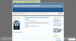 Desktop Screenshot of naoaobloqueio.wordpress.com