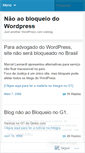 Mobile Screenshot of naoaobloqueio.wordpress.com