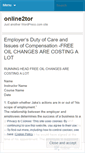 Mobile Screenshot of online2tor.wordpress.com