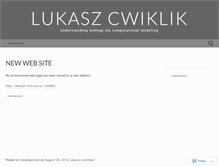 Tablet Screenshot of cwiklik.wordpress.com