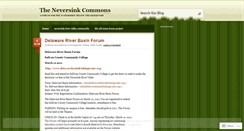 Desktop Screenshot of neversinkriver.wordpress.com