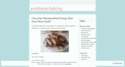 Desktop Screenshot of evebakerbaking.wordpress.com