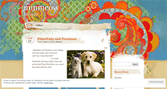 Desktop Screenshot of mmmeow.wordpress.com