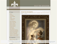 Tablet Screenshot of halfthekingdom.wordpress.com