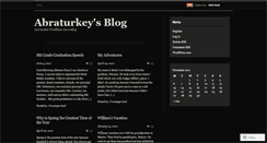 Desktop Screenshot of abraturkey.wordpress.com