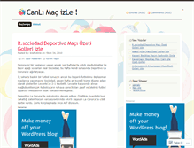 Tablet Screenshot of canlimacizlet.wordpress.com