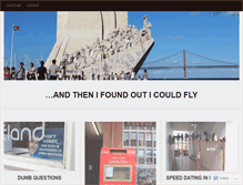 Tablet Screenshot of andthenifoundouticouldfly.wordpress.com