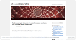 Desktop Screenshot of eleconomistainvisible.wordpress.com