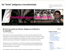 Tablet Screenshot of davidjunquera.wordpress.com