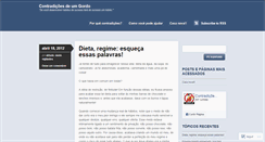 Desktop Screenshot of contradicoesdeumgordo.wordpress.com