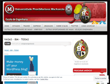 Tablet Screenshot of estagiosengenharia.wordpress.com