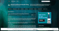Desktop Screenshot of madzaki.wordpress.com