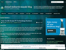 Tablet Screenshot of madzaki.wordpress.com