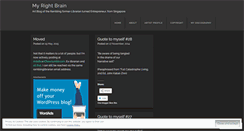 Desktop Screenshot of myrightbrain.wordpress.com