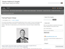 Tablet Screenshot of doctoranthony.wordpress.com