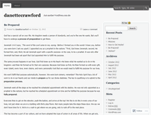 Tablet Screenshot of danettecrawford.wordpress.com