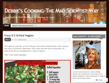 Tablet Screenshot of debbiescooking.wordpress.com