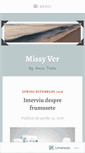 Mobile Screenshot of missyver.wordpress.com