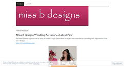 Desktop Screenshot of missbdesigns.wordpress.com