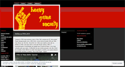 Desktop Screenshot of heavygamesociety.wordpress.com
